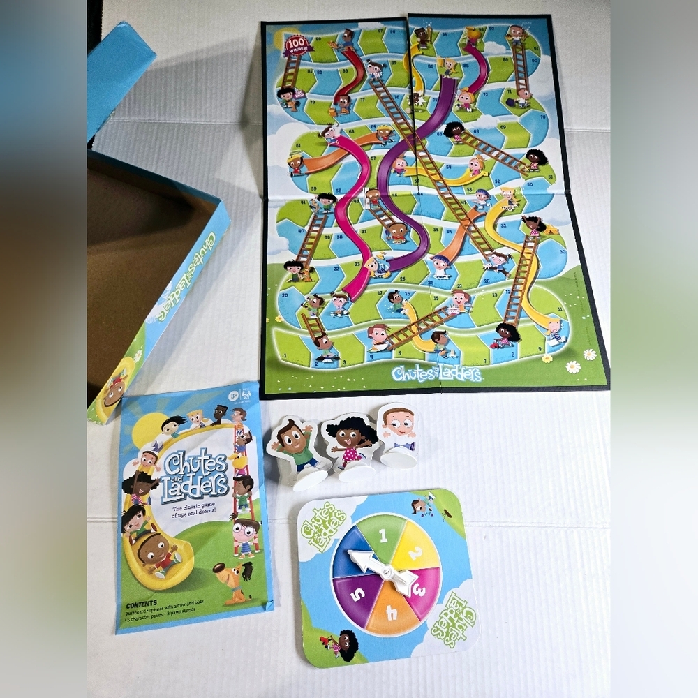 Hasbro‎ Children's Chutes And Ladders Board Game - Picture 3 of 4